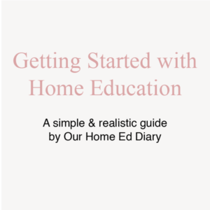 getting started with home education